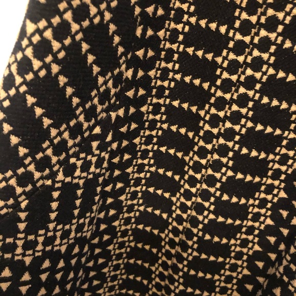 BCBG Max Azria Dress S Tribal Pattern Black & Tan - Picture 7 of 7